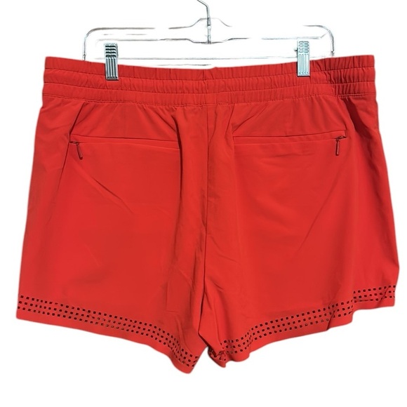ATHLETA BAJA SHORT NWT Hibiscus Red Wrinkle resistant Light Weight Size 14 - Picture 6 of 14